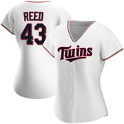 White Authentic Addison Reed Women's Minnesota Twins Home Jersey