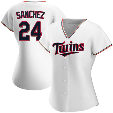 White Authentic Gary Sanchez Women's Minnesota Twins Home Jersey